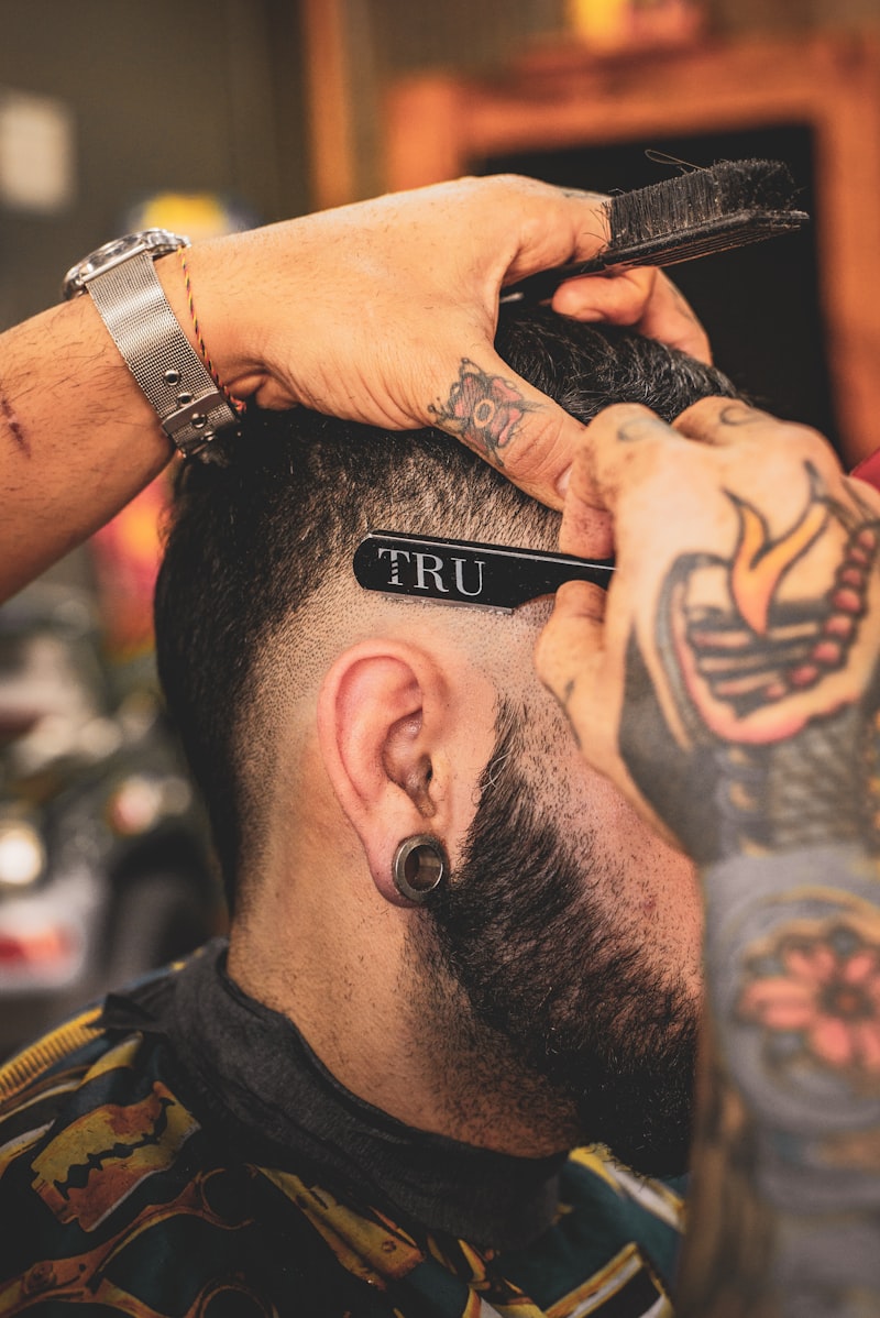 Precision fade with sharp lineup at Fade House Barbershop
