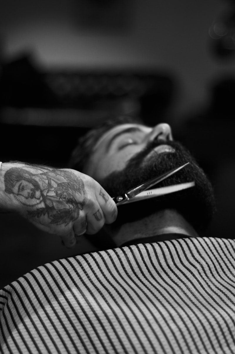 Hot towel straight razor shave — the classic barbershop experience
